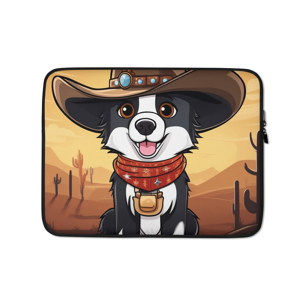 PugMug Custom Border Collie Laptop Sleeve