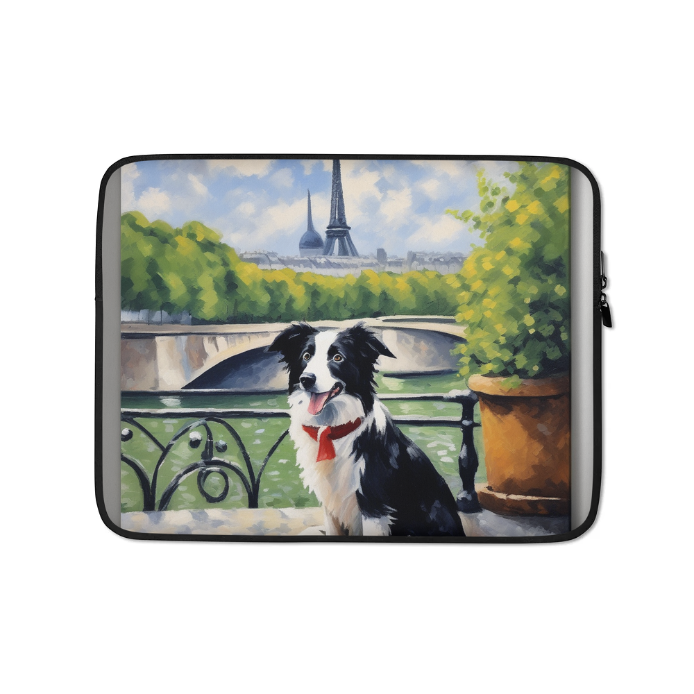 PugMug Custom Border Collie Laptop Sleeve