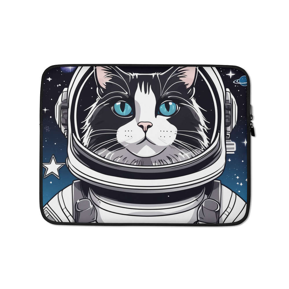 PugMug Custom Black Ragdoll Cat Laptop Sleeve