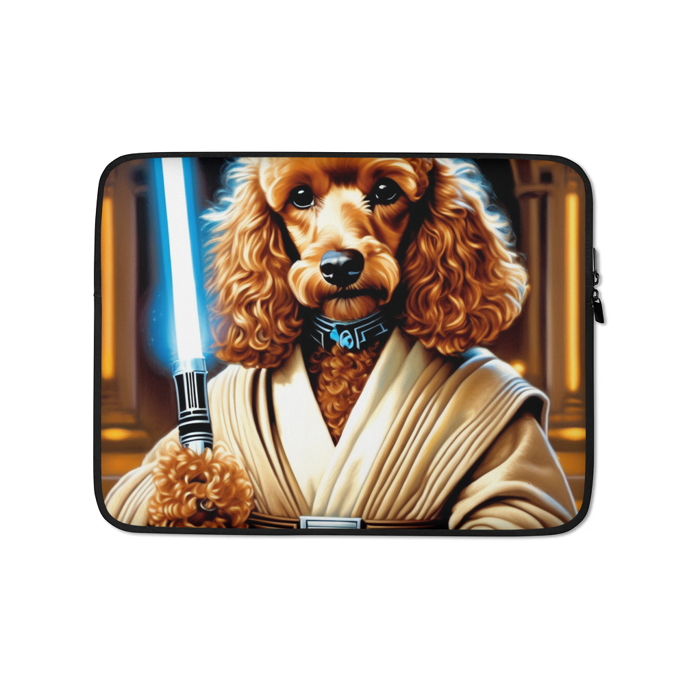 PugMug Custom Tan Poodle Laptop Sleeve