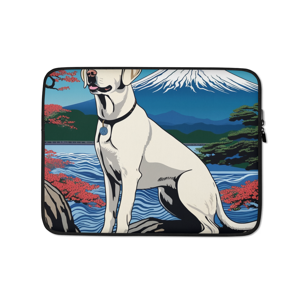 PugMug Custom White Labrador Retriever Laptop Sleeve
