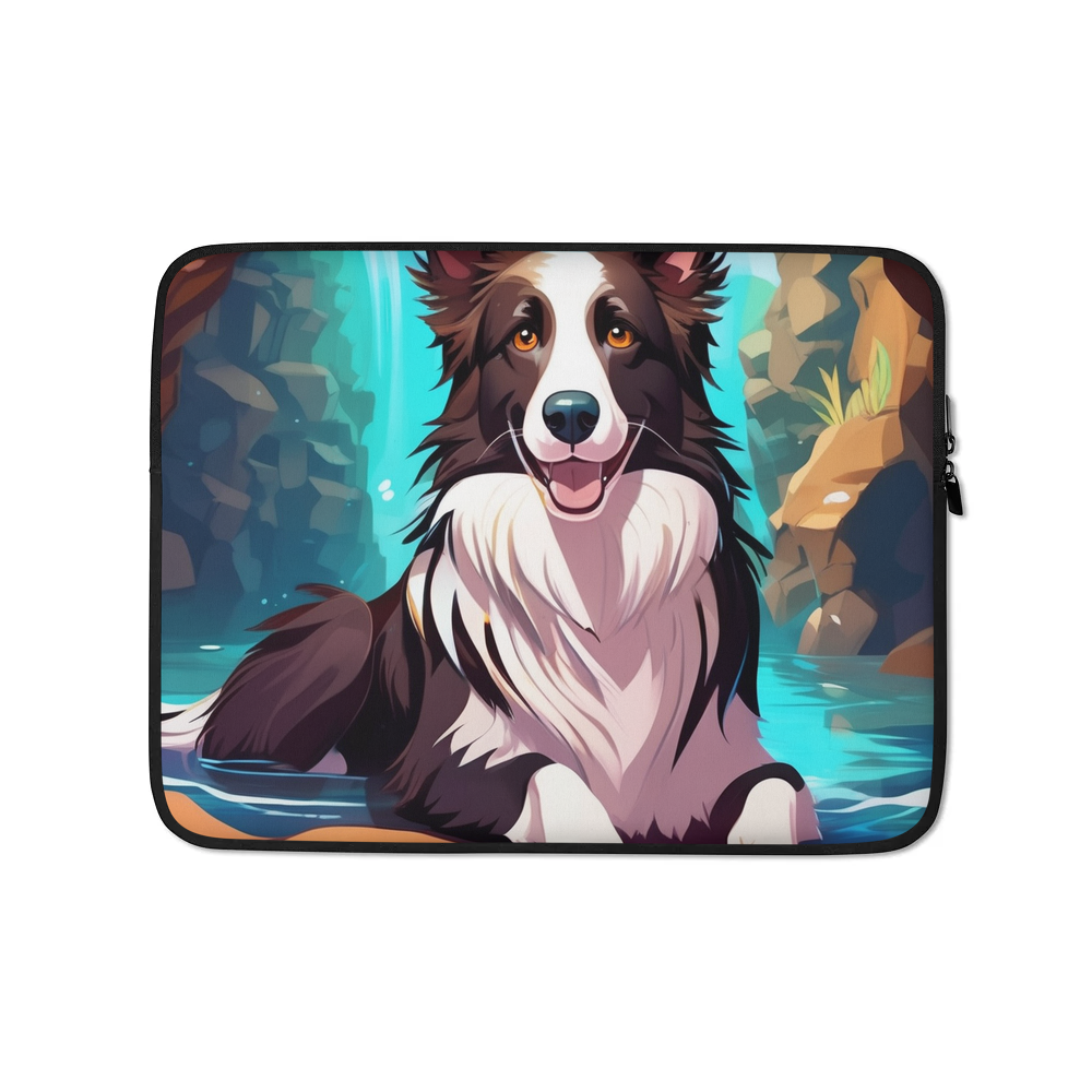 PugMug Custom Border Collie Laptop Sleeve