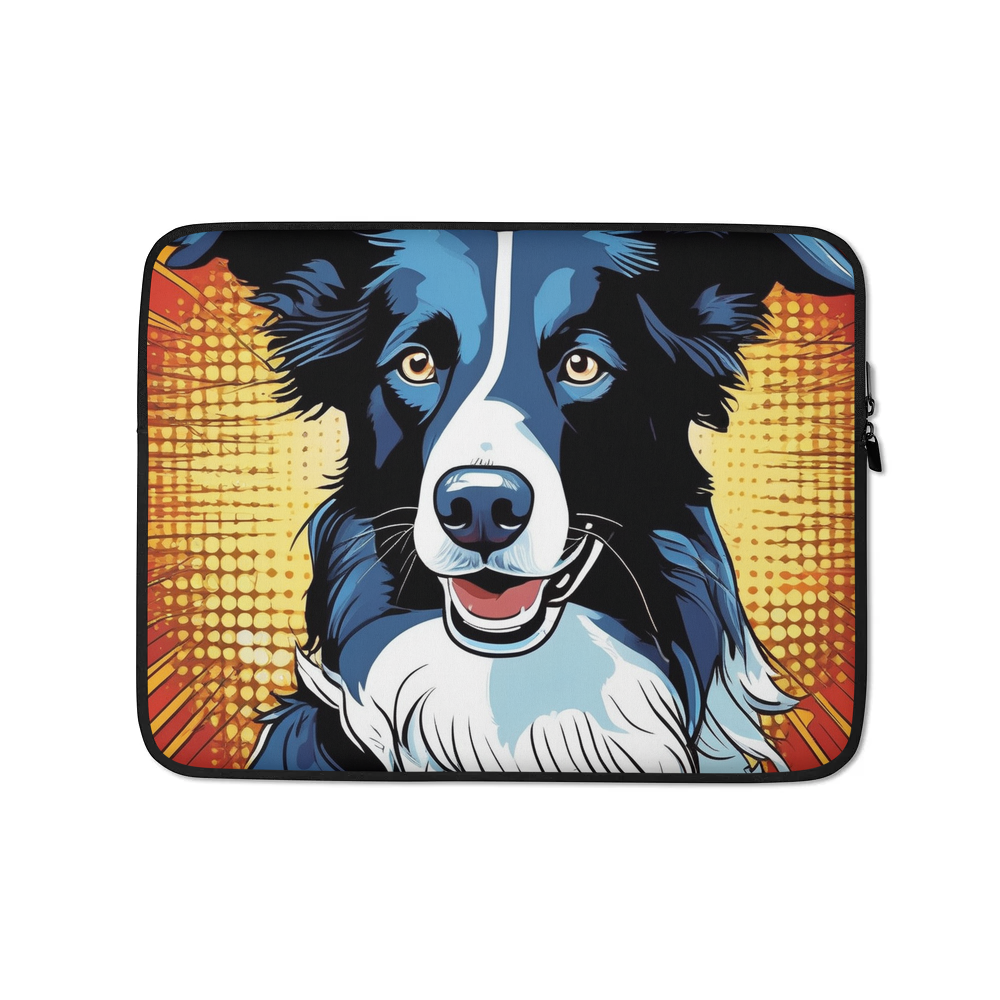 PugMug Custom Border Collie Laptop Sleeve