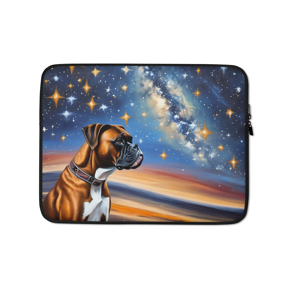 PugMug Custom Boxer Dog Laptop Sleeve