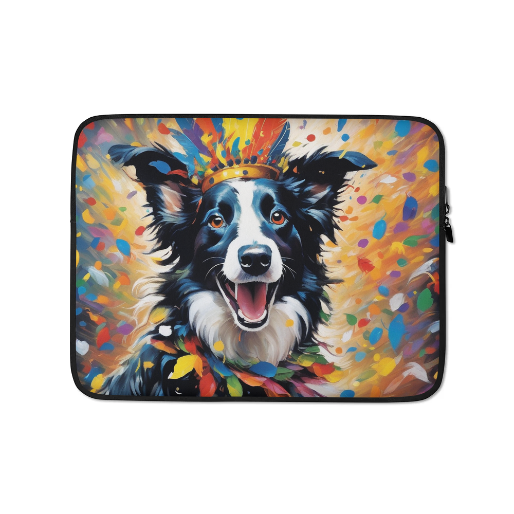 PugMug Custom Border Collie Laptop Sleeve