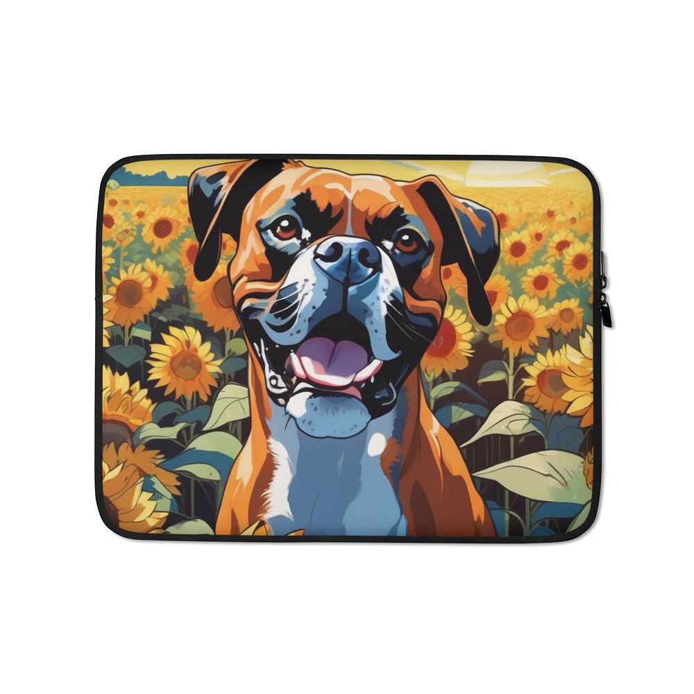 PugMug Custom Boxer Dog Laptop Sleeve