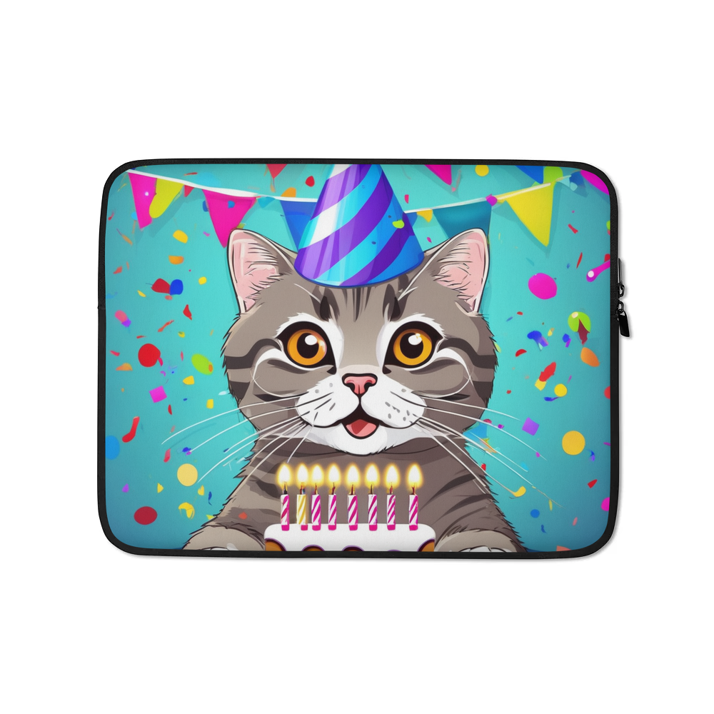 PugMug Custom Tabby Scottish Fold Cat Laptop Sleeve