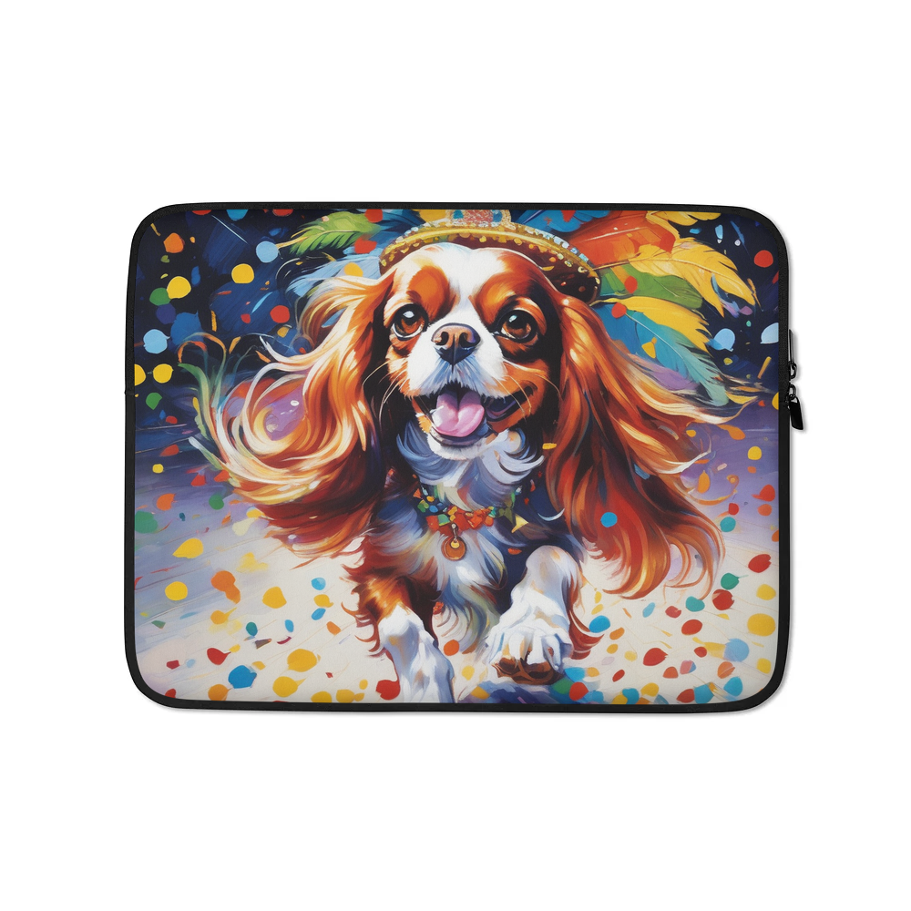 PugMug Custom Cavalier King Charles Spaniel Laptop Sleeve