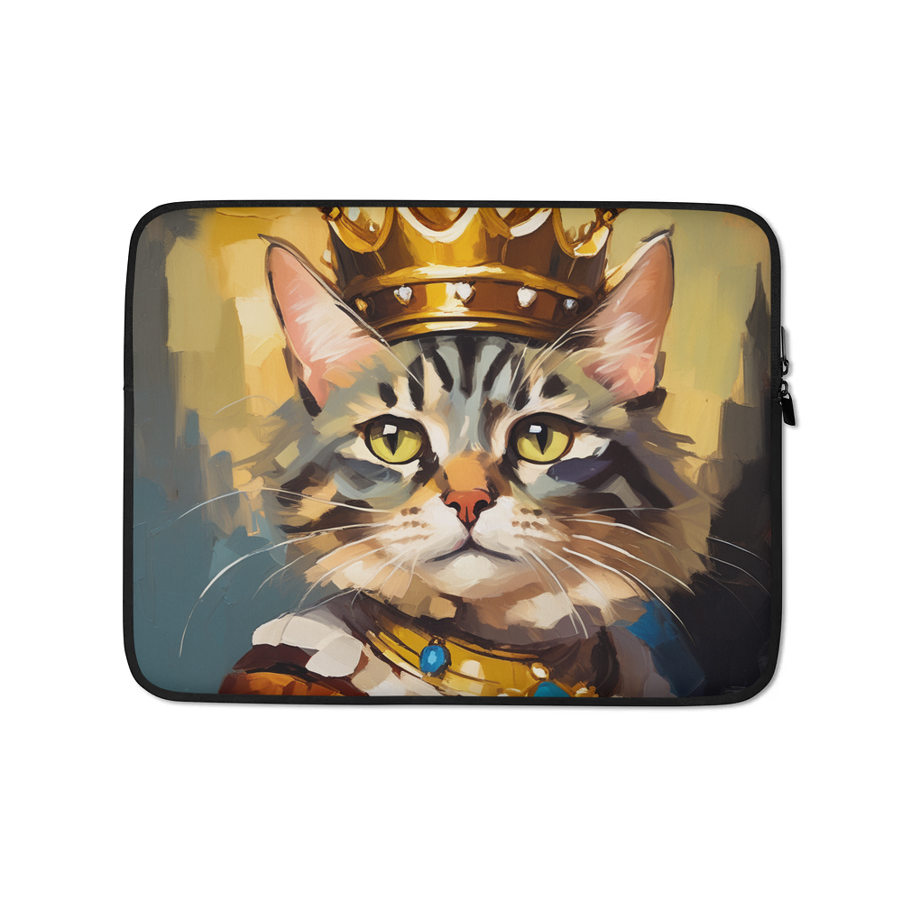 PugMug Custom Tabby Companion Cat Laptop Sleeve