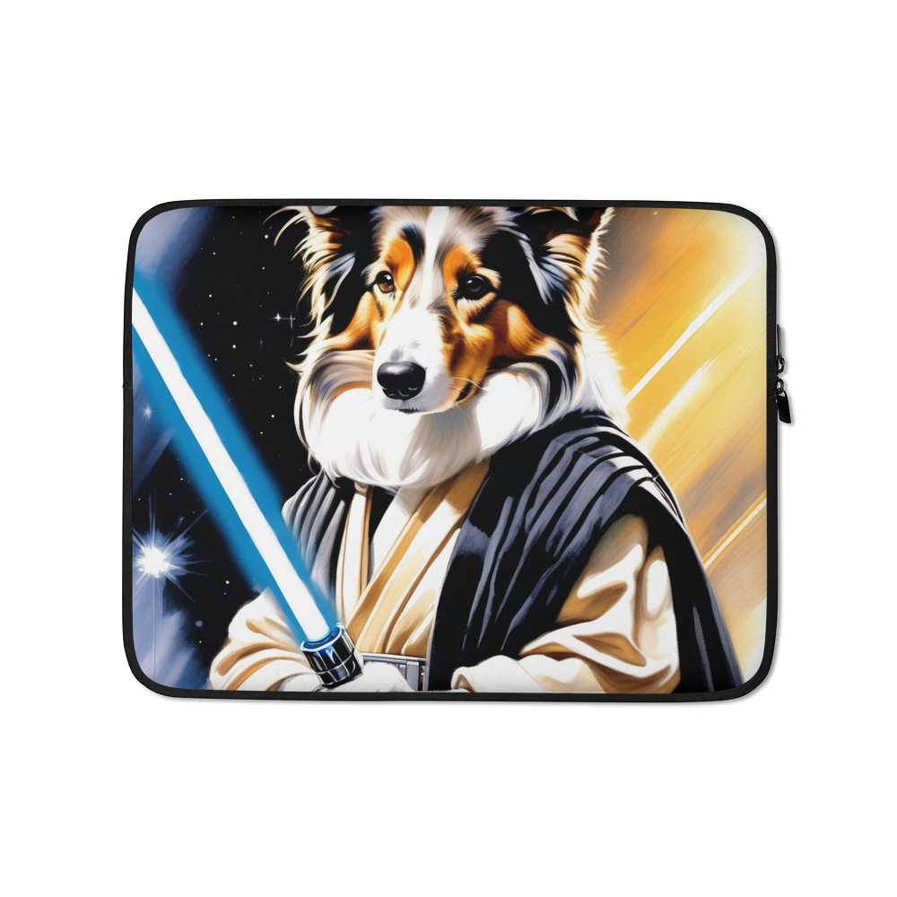 PugMug Custom Collie Laptop Sleeve