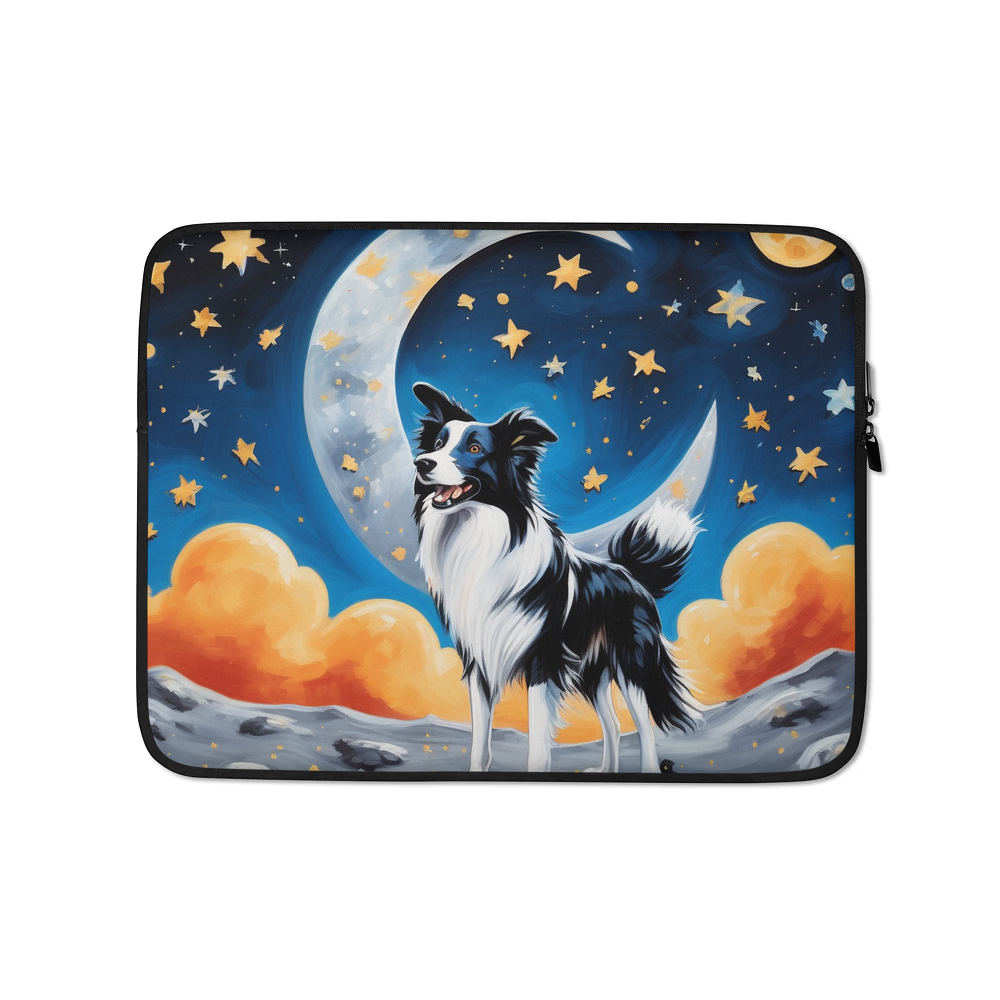 PugMug Custom Border Collie Laptop Sleeve