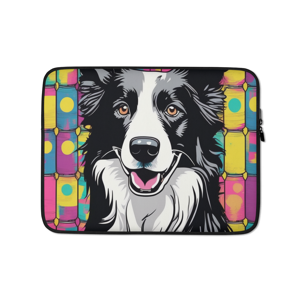 PugMug Custom Border Collie Laptop Sleeve