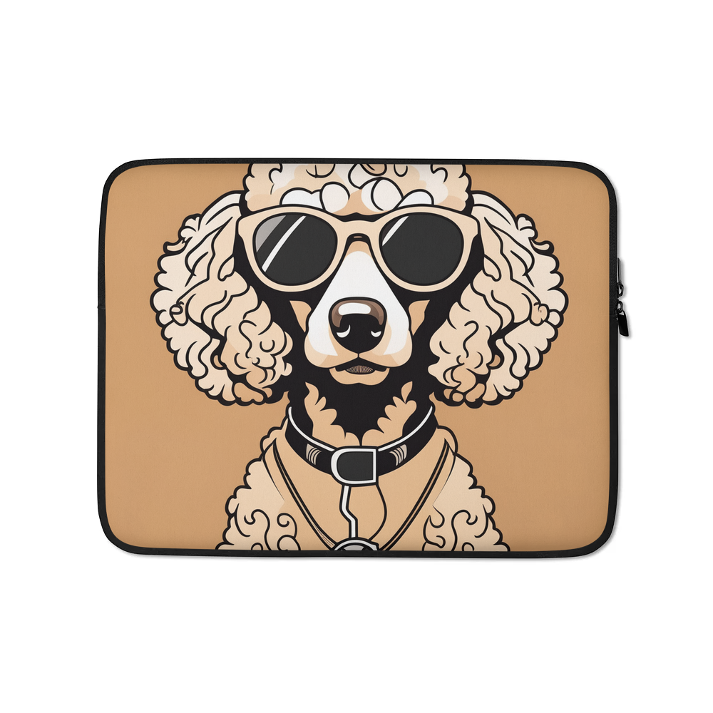 PugMug Custom Tan Poodle Laptop Sleeve