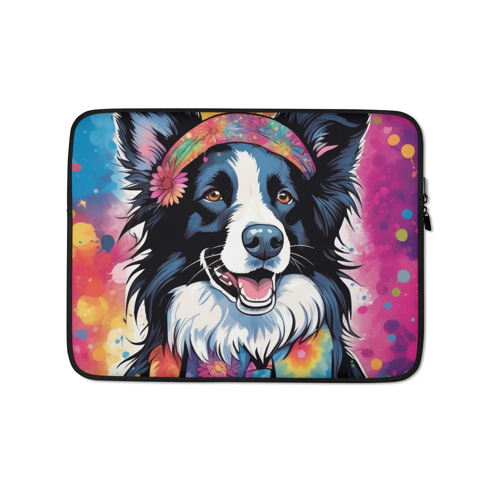 PugMug Custom Border Collie Laptop Sleeve