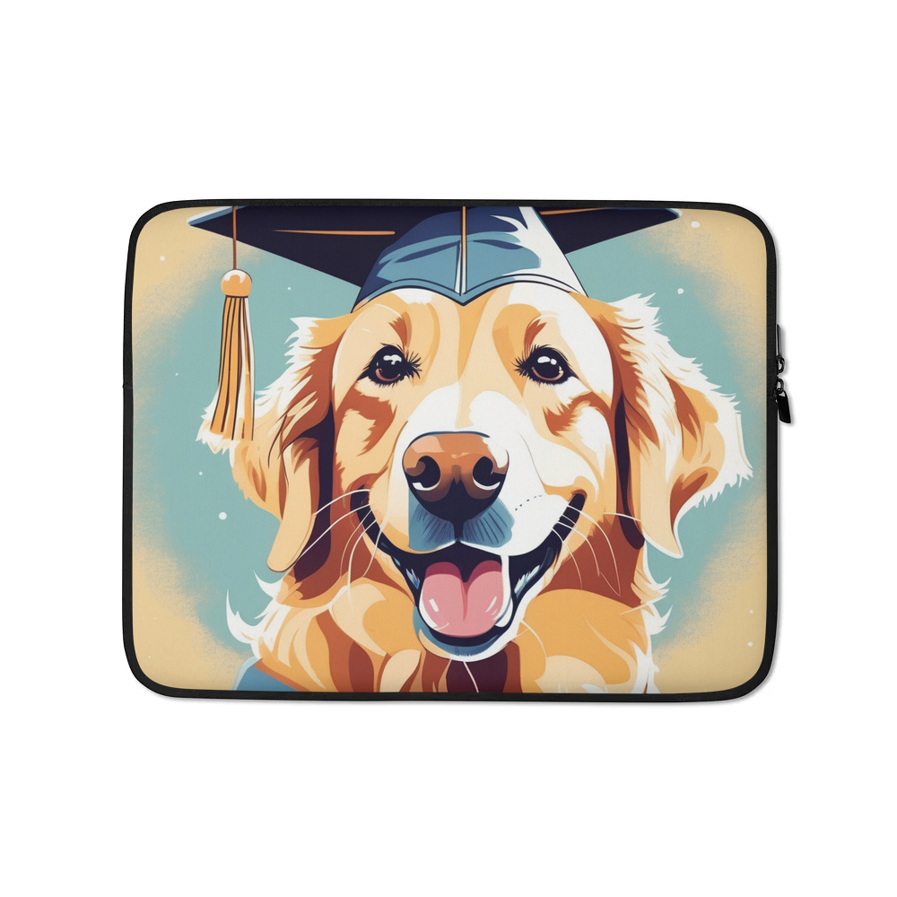 PugMug Custom Golden Retriever Laptop Sleeve
