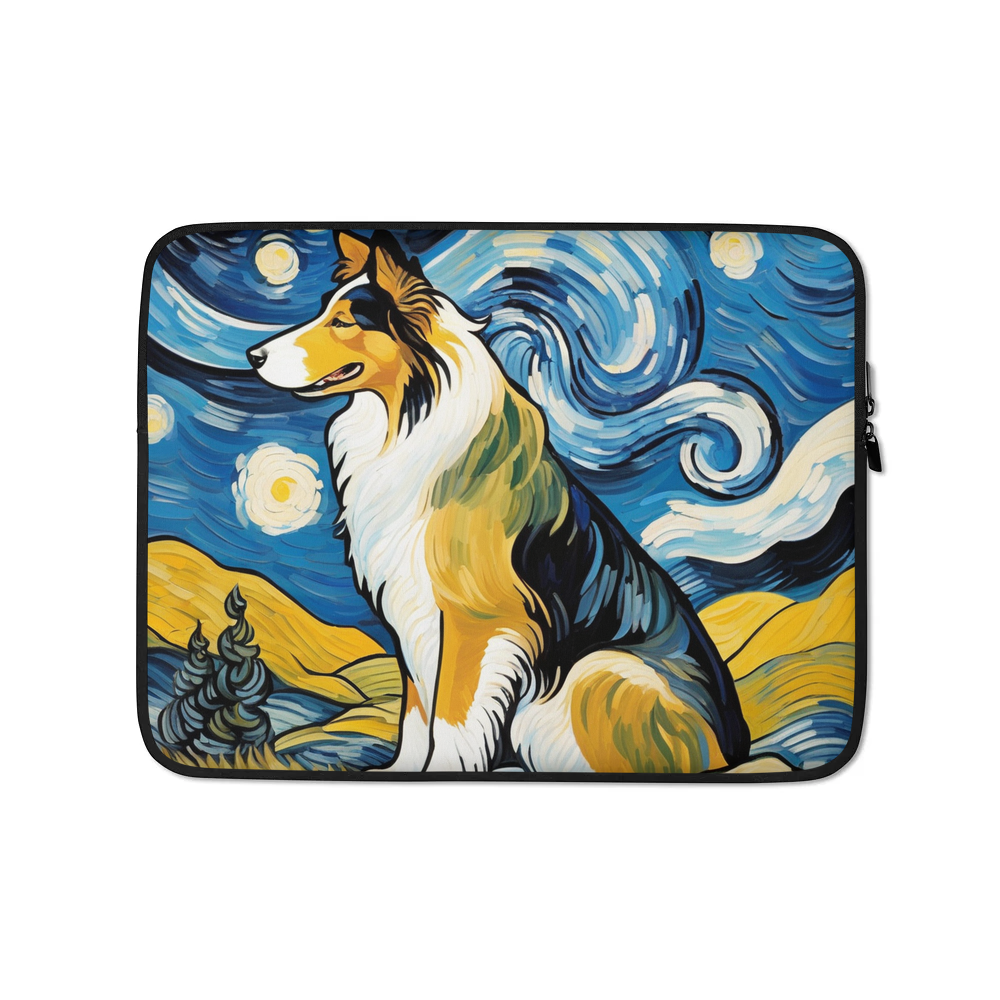 PugMug Custom Collie Laptop Sleeve