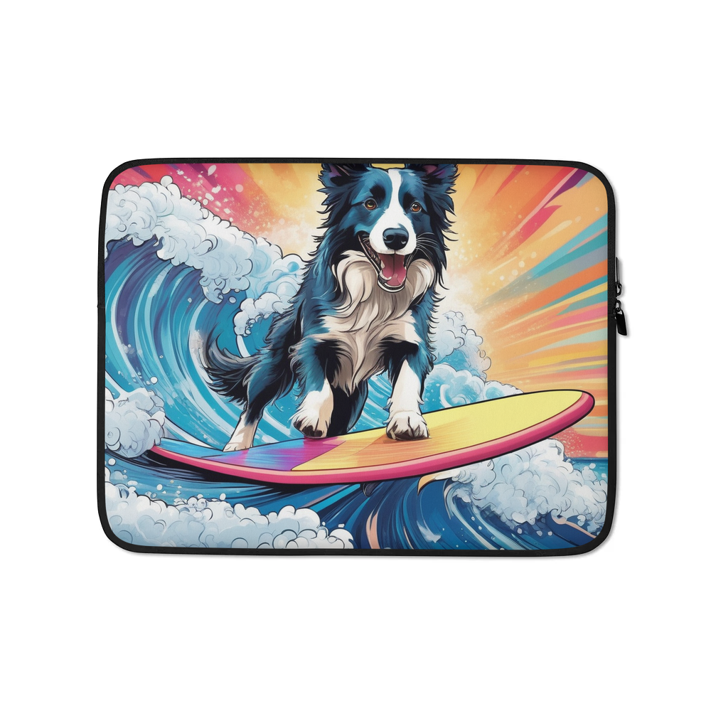 PugMug Custom Border Collie Laptop Sleeve