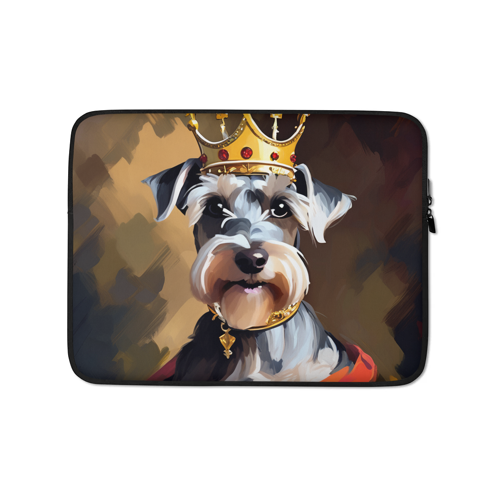 PugMug Custom Miniature Schnauzer Laptop Sleeve