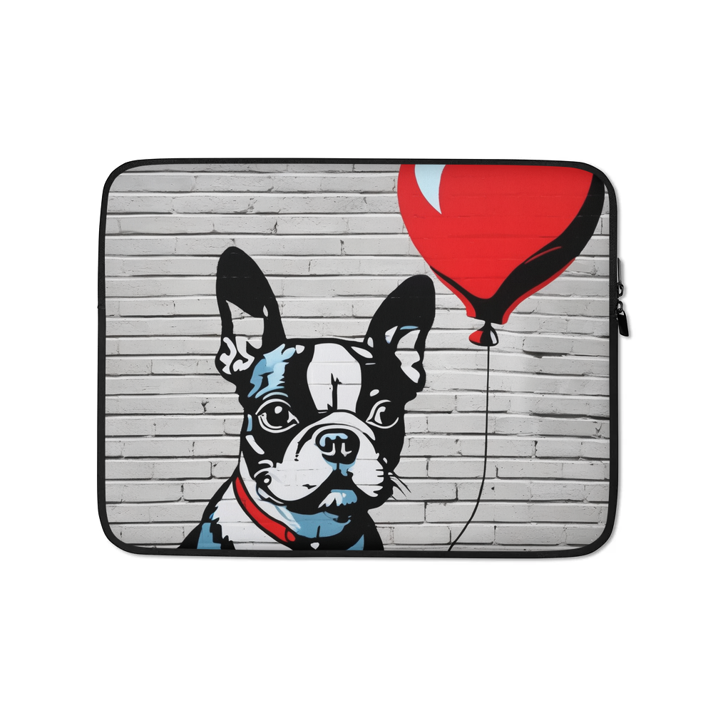 PugMug Custom Boston Terrier Laptop Sleeve