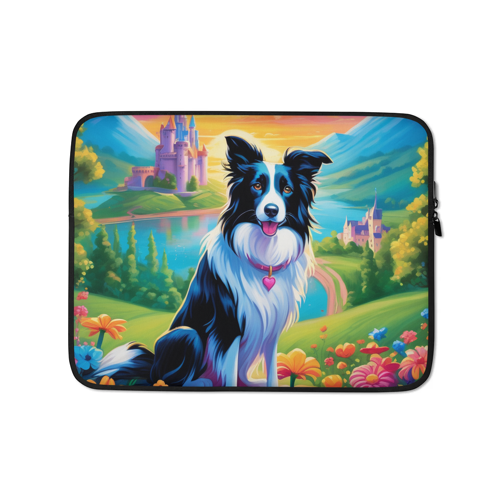 PugMug Custom Border Collie Laptop Sleeve