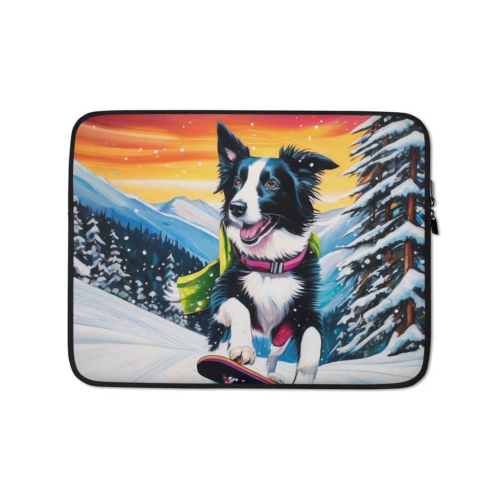 PugMug Custom Border Collie Laptop Sleeve