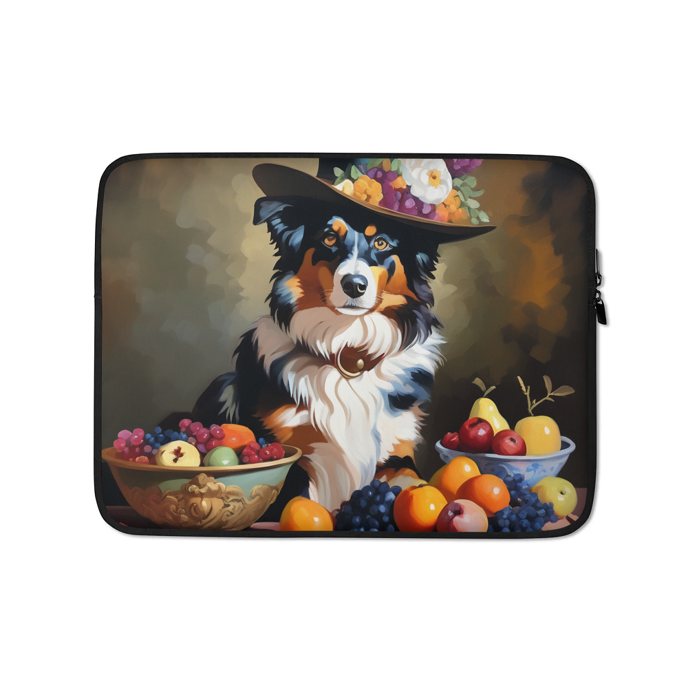 PugMug Custom Australian Shepherd Dog Laptop Sleeve