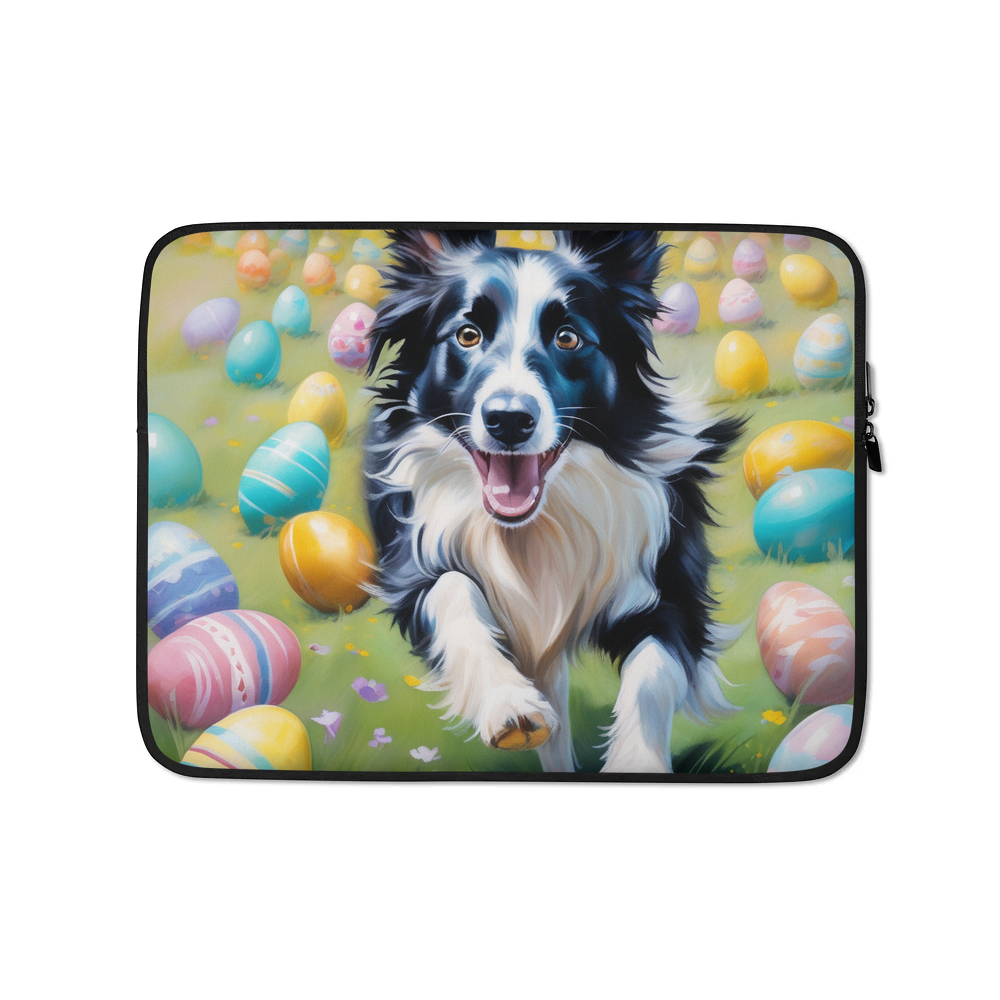 PugMug Custom Border Collie Laptop Sleeve