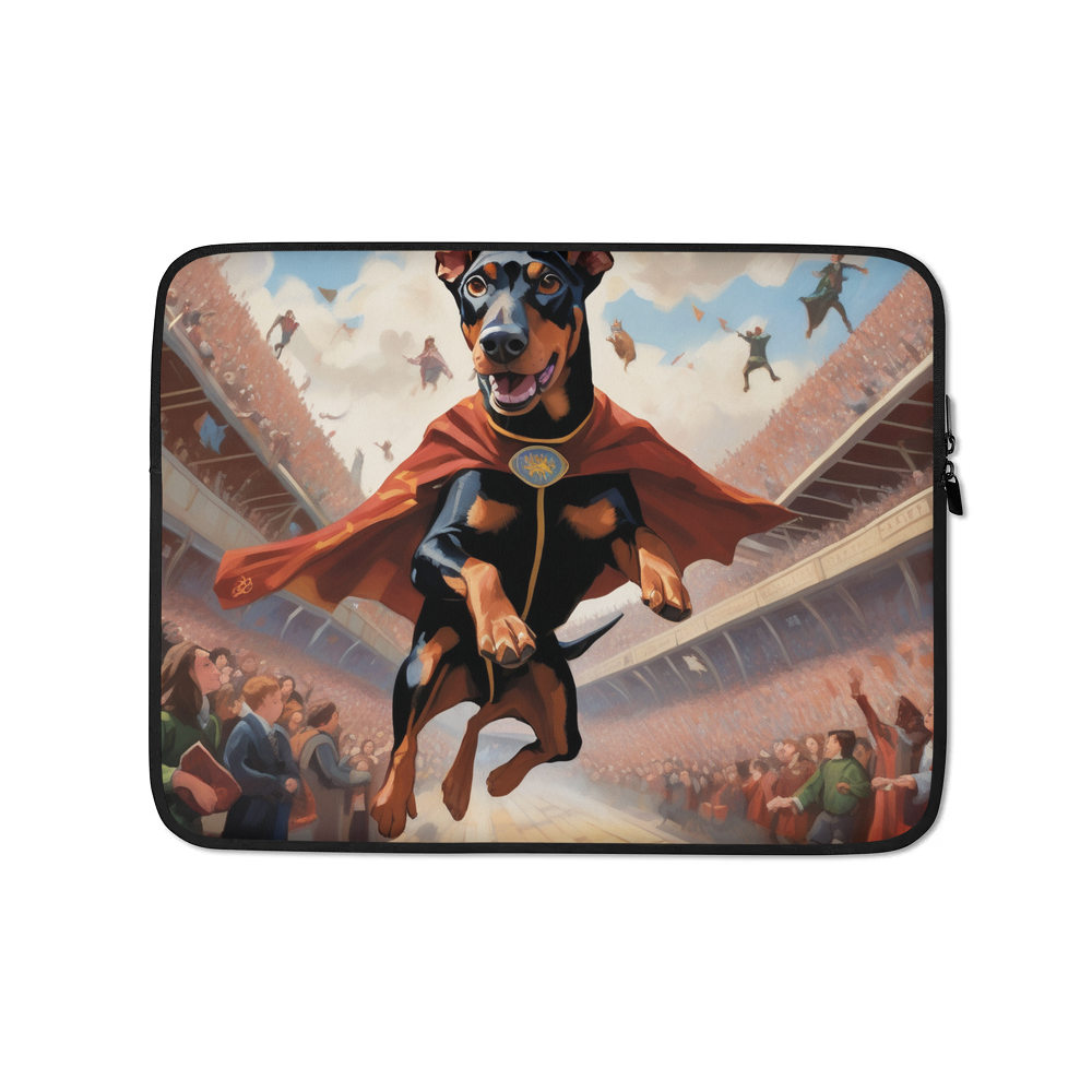PugMug Custom Doberman Pinscher Laptop Sleeve