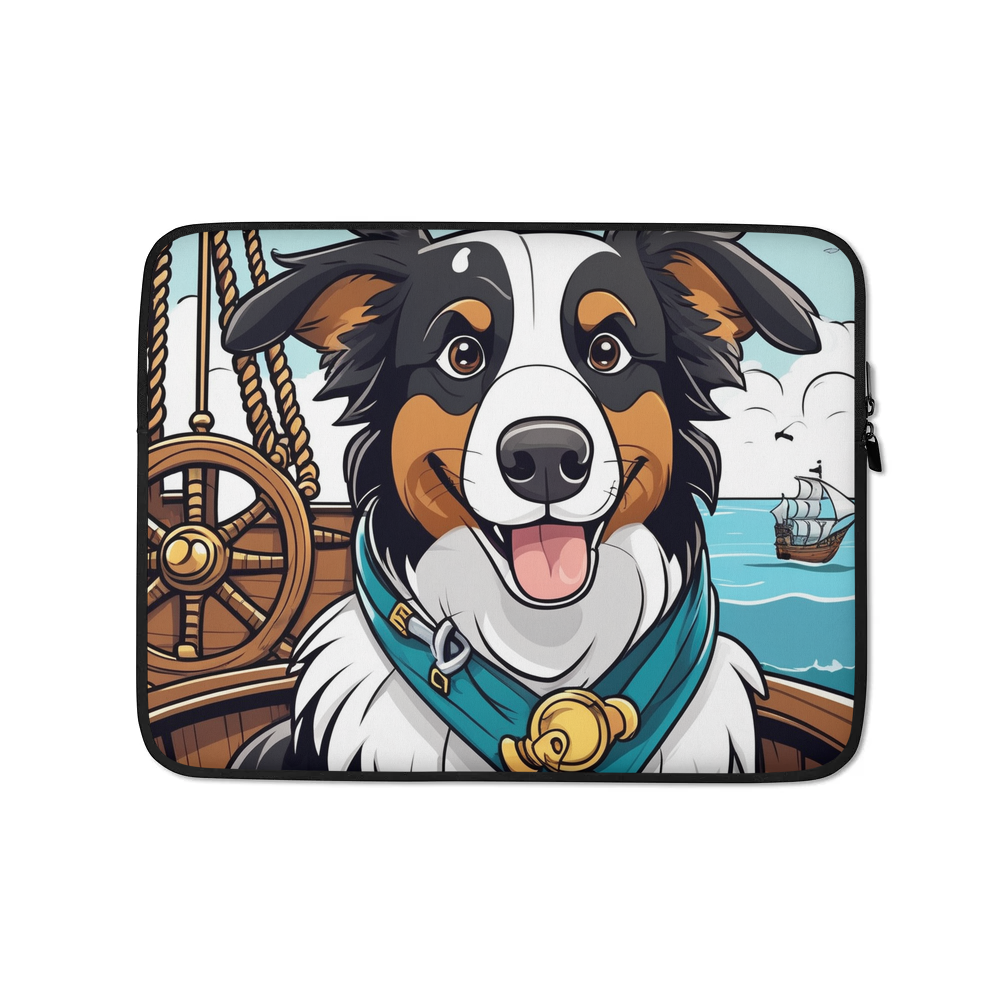 PugMug Custom Border Collie Laptop Sleeve
