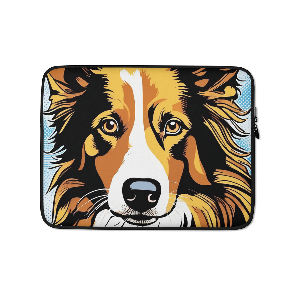 PugMug Custom Border Collie Laptop Sleeve