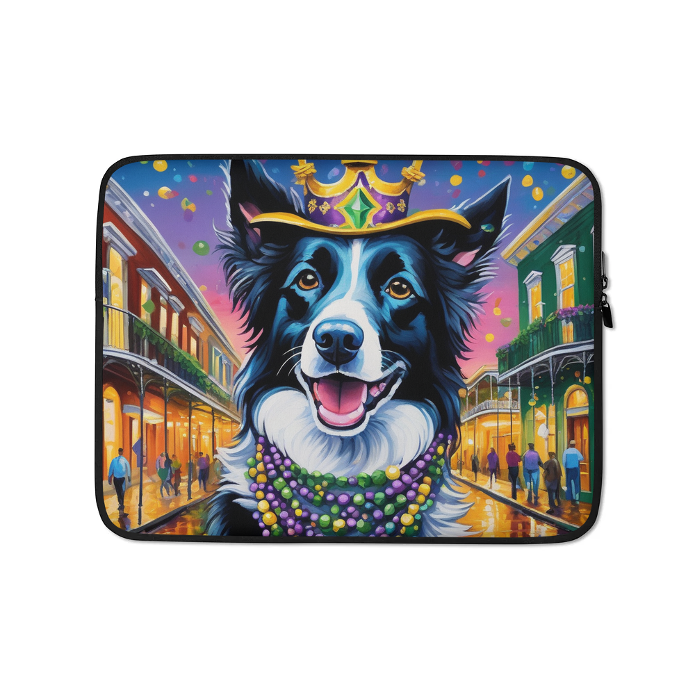 PugMug Custom Border Collie Laptop Sleeve