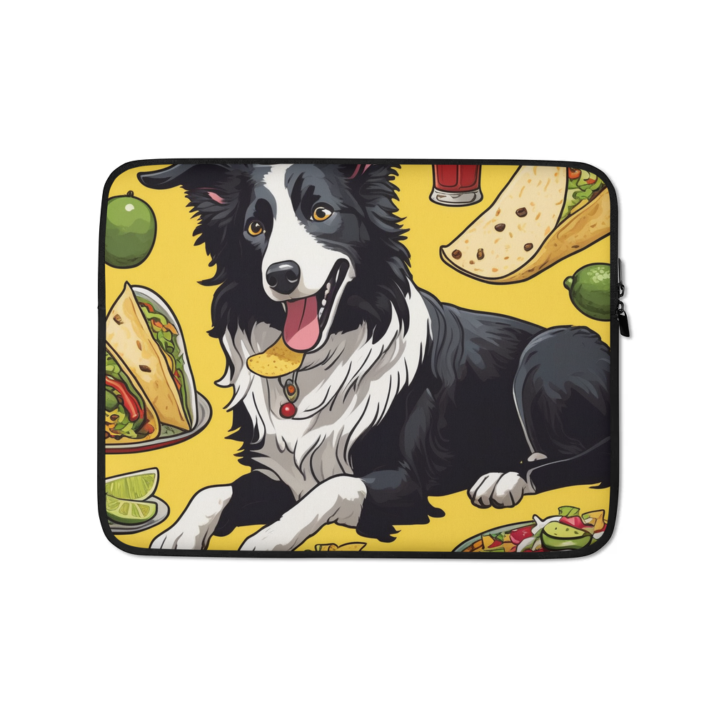 PugMug Custom Border Collie Laptop Sleeve