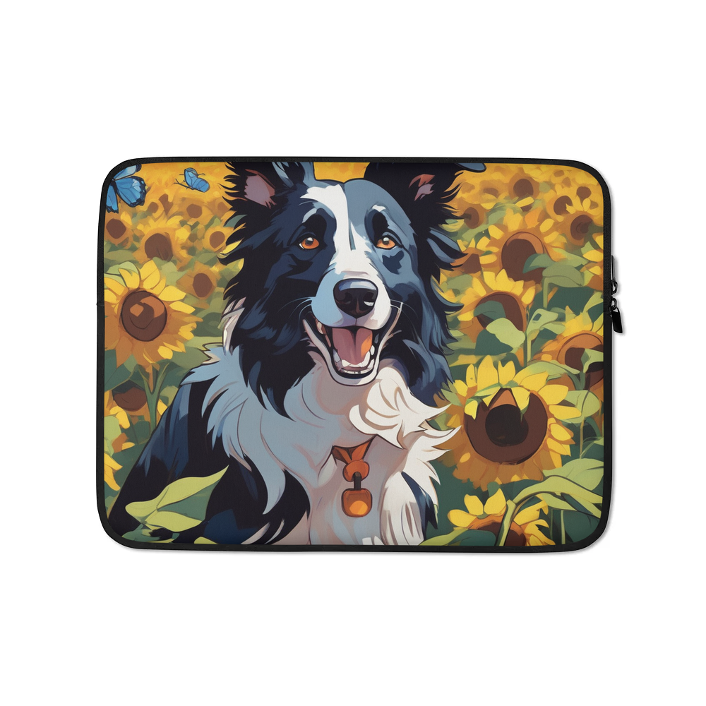 PugMug Custom Border Collie Laptop Sleeve