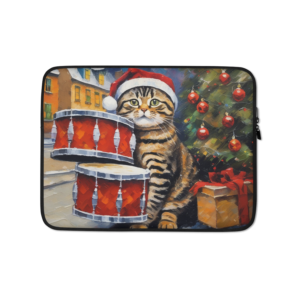 PugMug Custom Tabby Scottish Fold Cat Laptop Sleeve