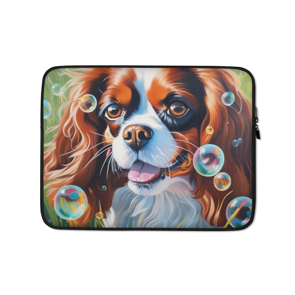 PugMug Custom Cavalier King Charles Spaniel Laptop Sleeve