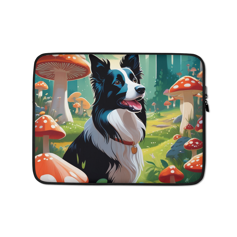 PugMug Custom Border Collie Laptop Sleeve