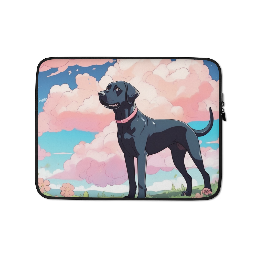 PugMug Custom Black Labrador Retriever Laptop Sleeve