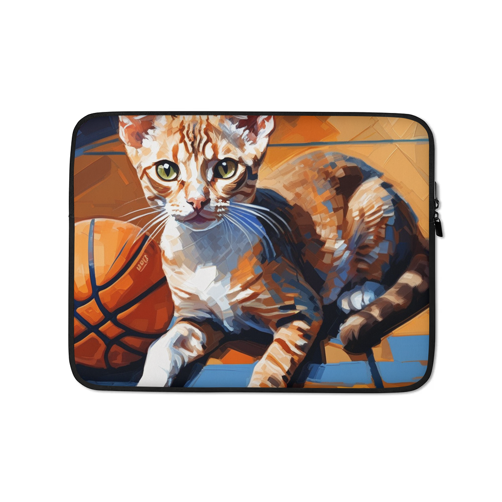 PugMug Custom Tabby Devon Rex Cat Laptop Sleeve