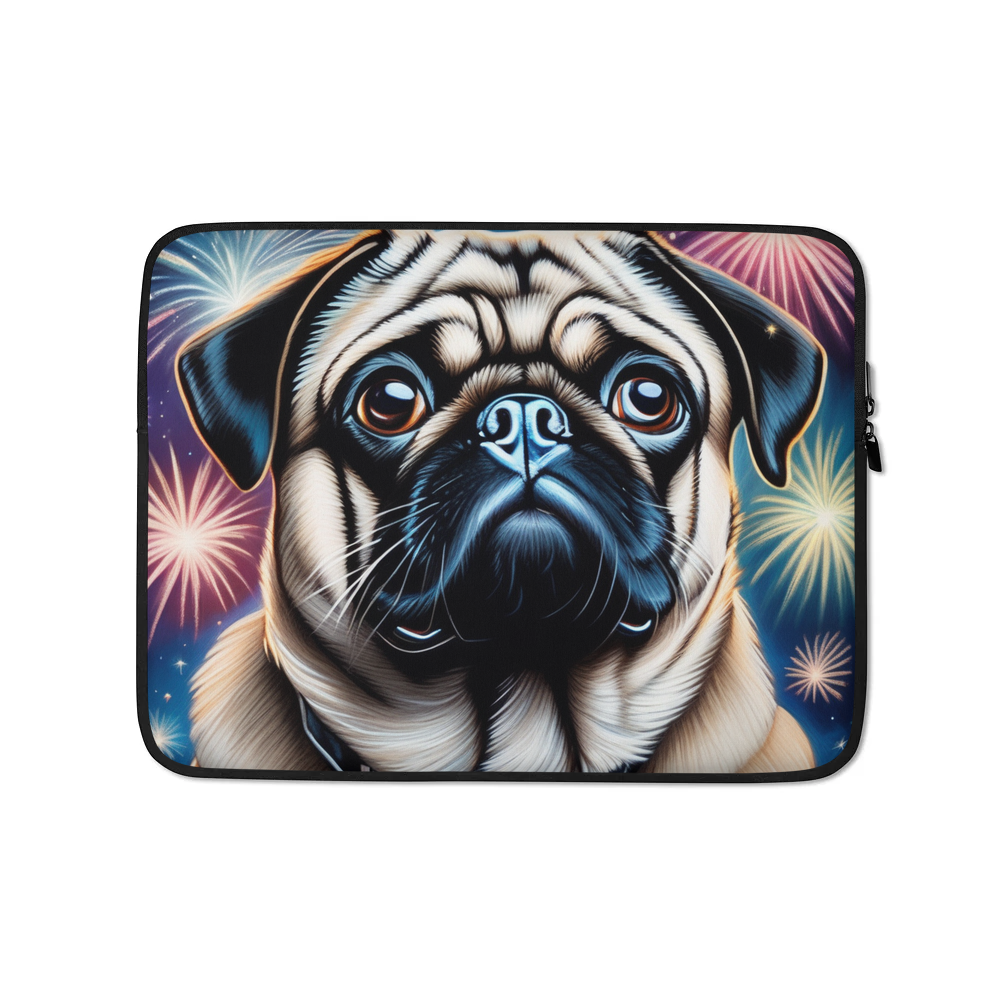 PugMug Custom Pug Laptop Sleeve