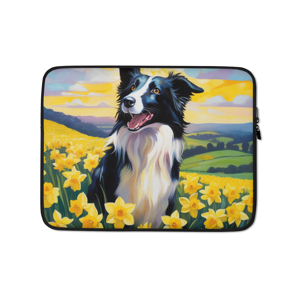 PugMug Custom Border Collie Laptop Sleeve