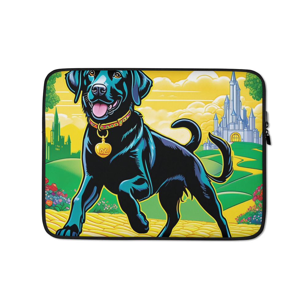 PugMug Custom Black Labrador Retriever Laptop Sleeve