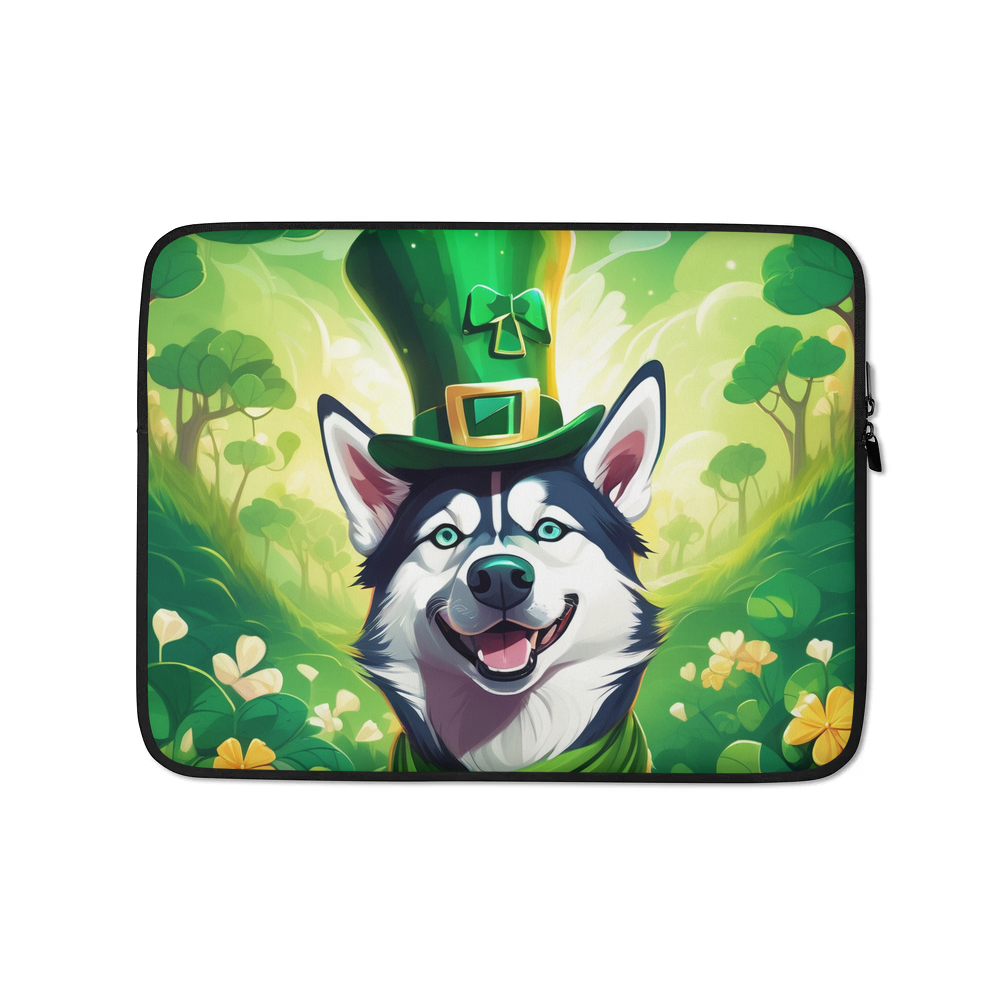 PugMug Custom Siberian Husky Laptop Sleeve