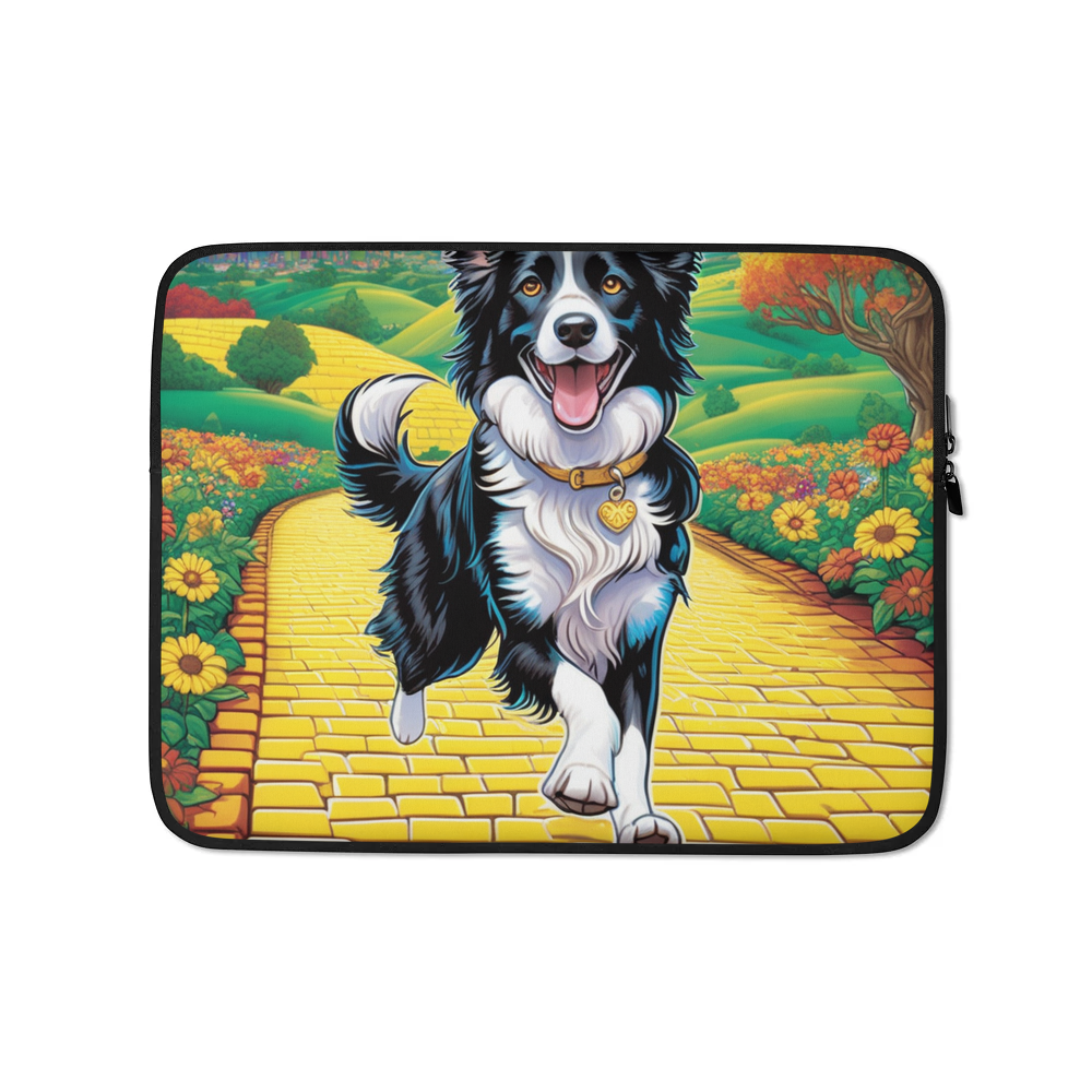 PugMug Custom Border Collie Laptop Sleeve