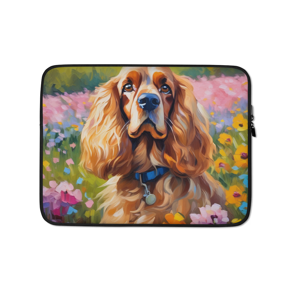 PugMug Custom Cocker Spaniel Laptop Sleeve