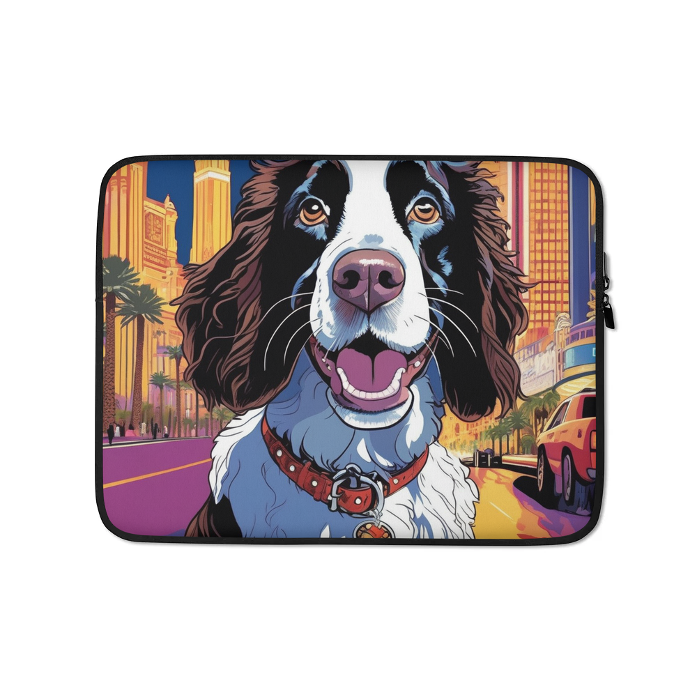 PugMug Custom English Springer Spaniel Laptop Sleeve