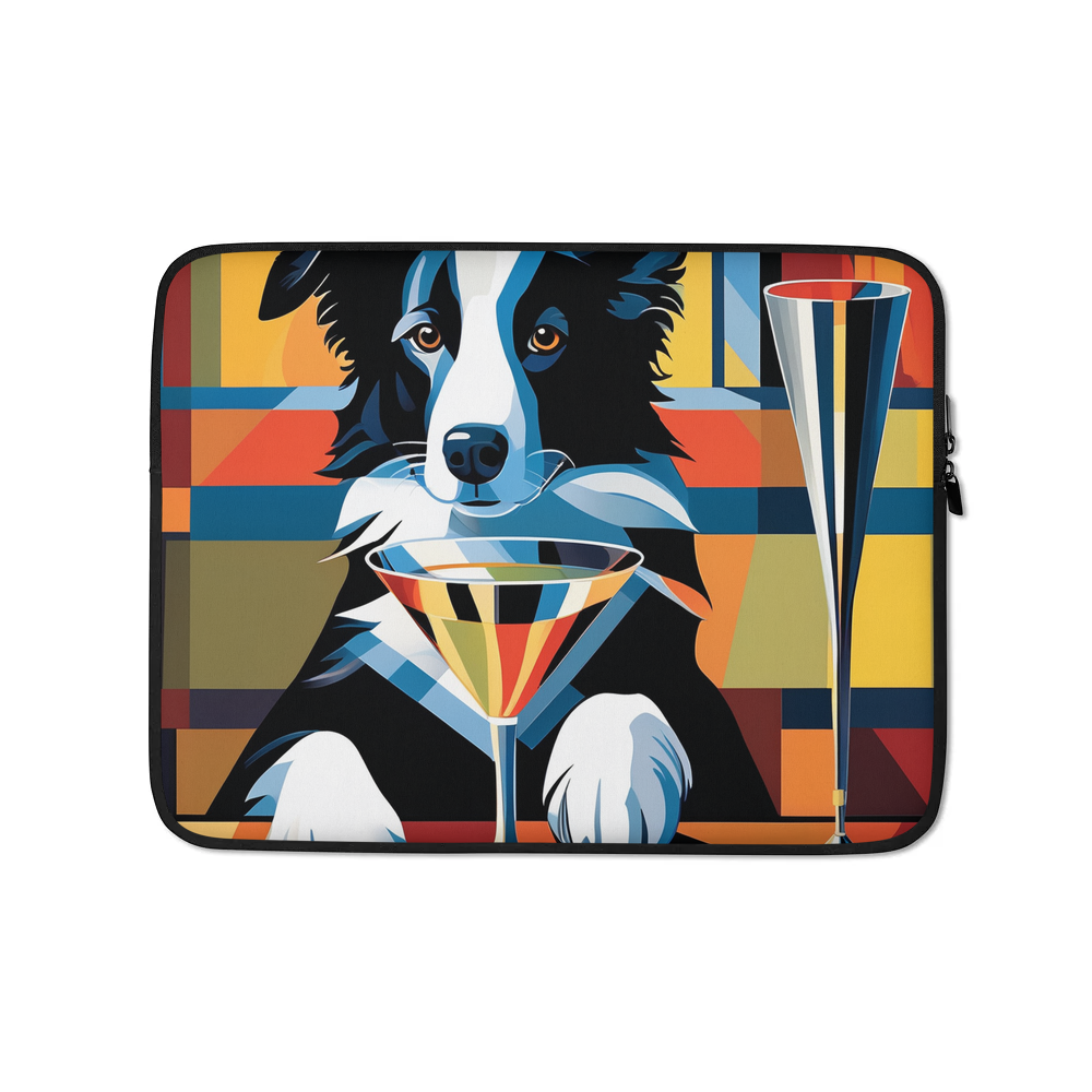 PugMug Custom Border Collie Laptop Sleeve