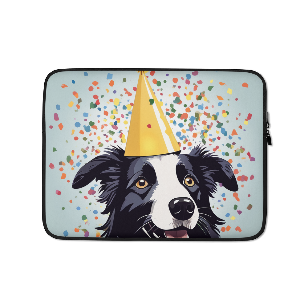 PugMug Custom Border Collie Laptop Sleeve