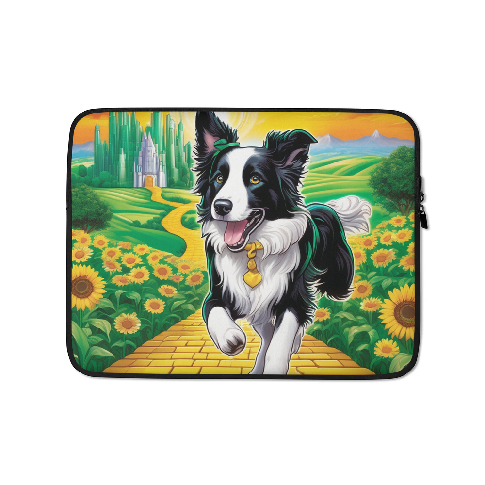 PugMug Custom Border Collie Laptop Sleeve