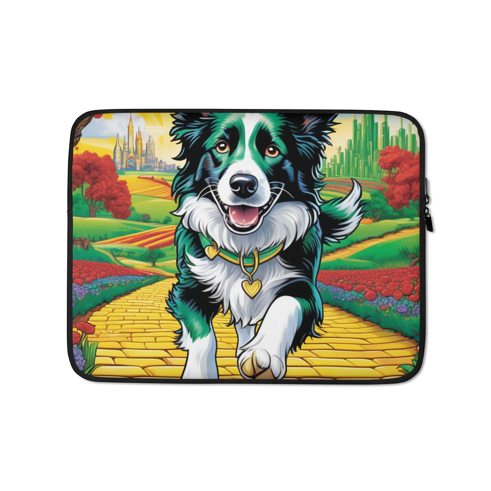 PugMug Custom Border Collie Laptop Sleeve