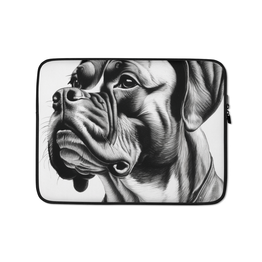 PugMug Custom Boxer Dog Laptop Sleeve